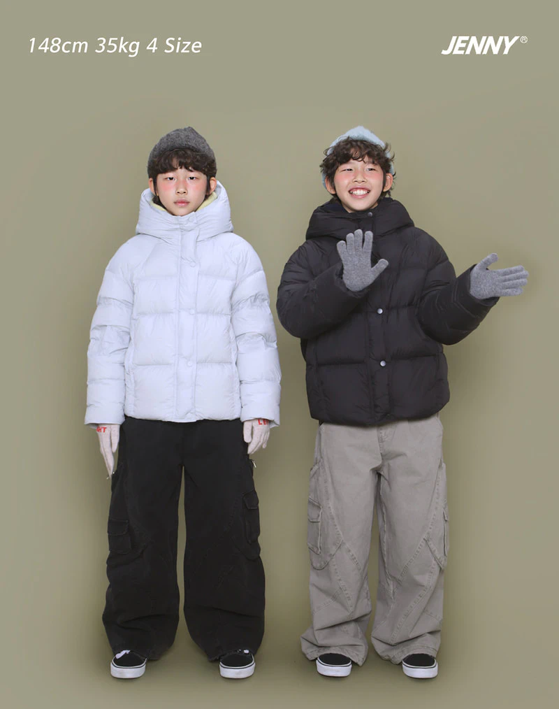 Soft Duck Down Padded Jacket by Jenny Basic for Child - view 4