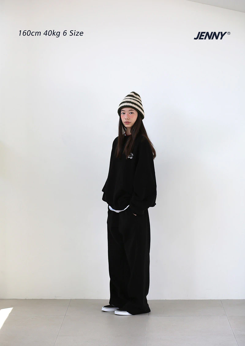 Basic Fleeced Straight Pants by Jenny Basic for Child - view 11