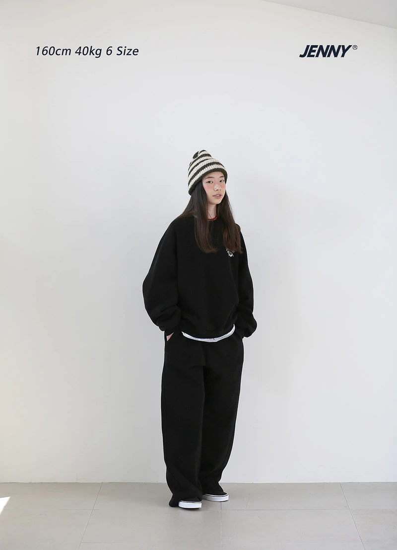 Basic Fleeced Straight Pants by Jenny Basic for Child - view 12