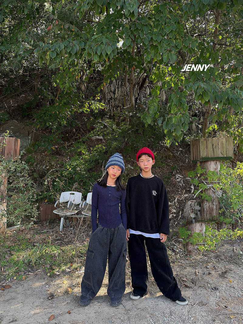 2615 Fleece Black Denim by Jenny Basic for Child unisex - view 10