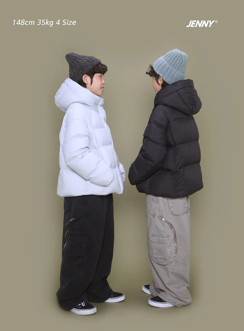 Soft Duck Down Padded Jacket by Jenny Basic for Child - view 10