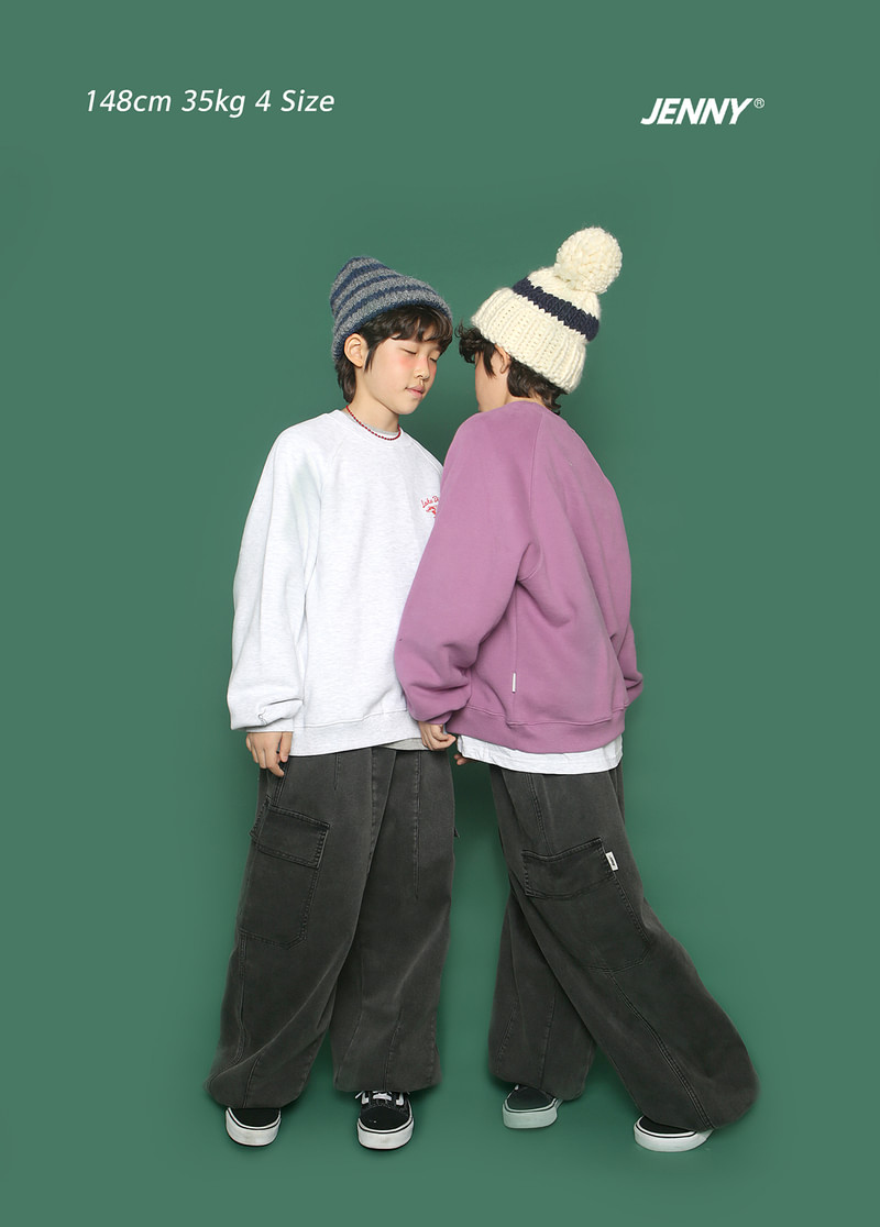 2615 Fleece Black Denim by Jenny Basic for Child unisex - view 1