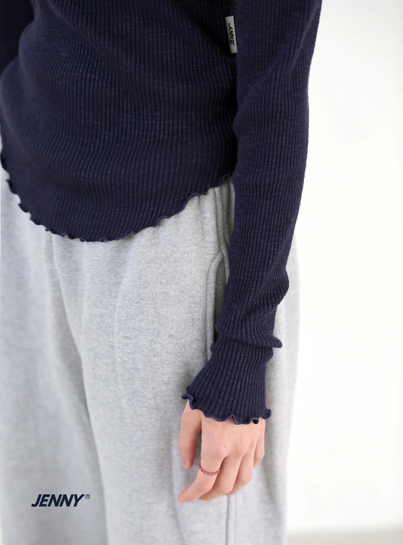 Basic Fleeced Straight Pants by Jenny Basic for Child - view 3