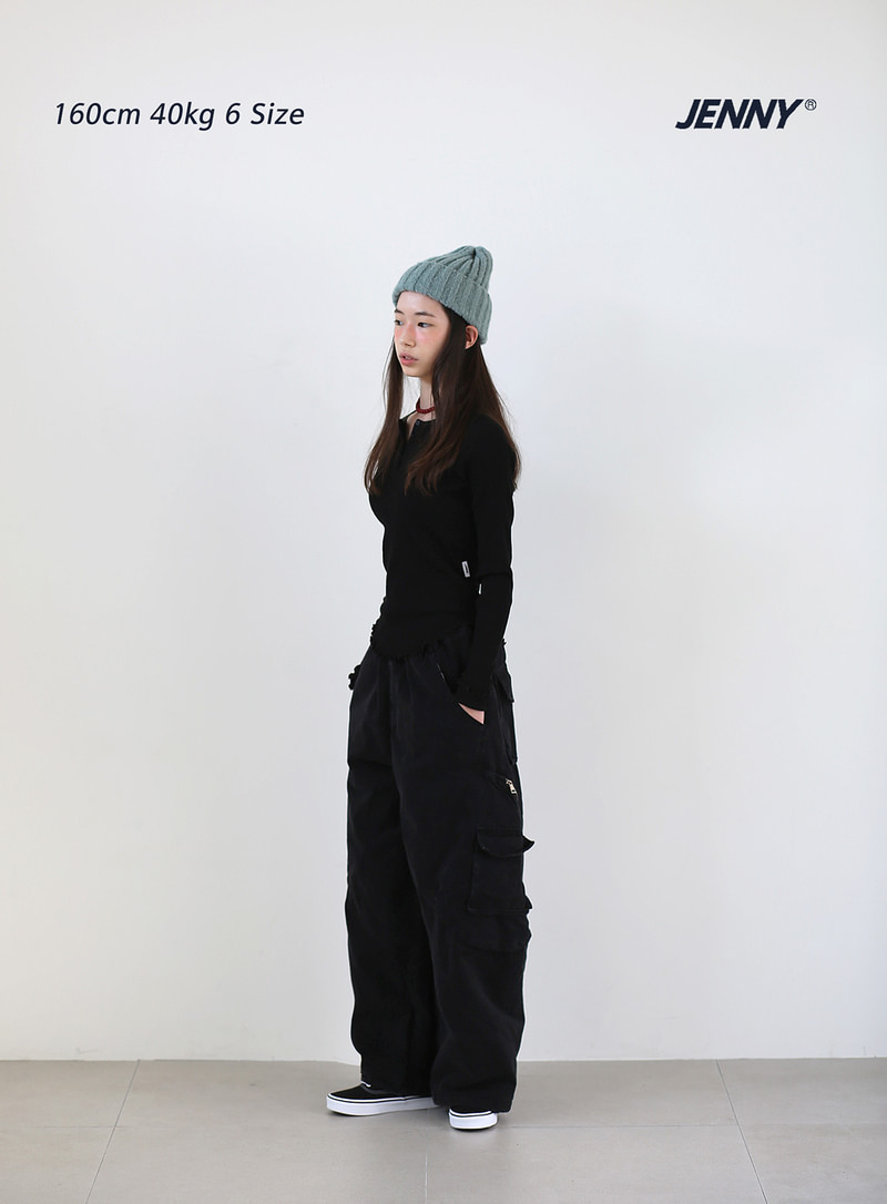 Strong Button Ribbed Tee by Jenny Basic for Child - view 3