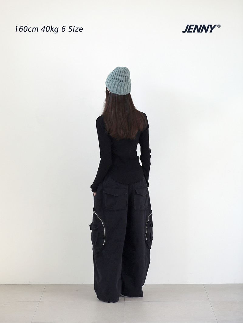 Strong Button Ribbed Tee by Jenny Basic for Child - view 4