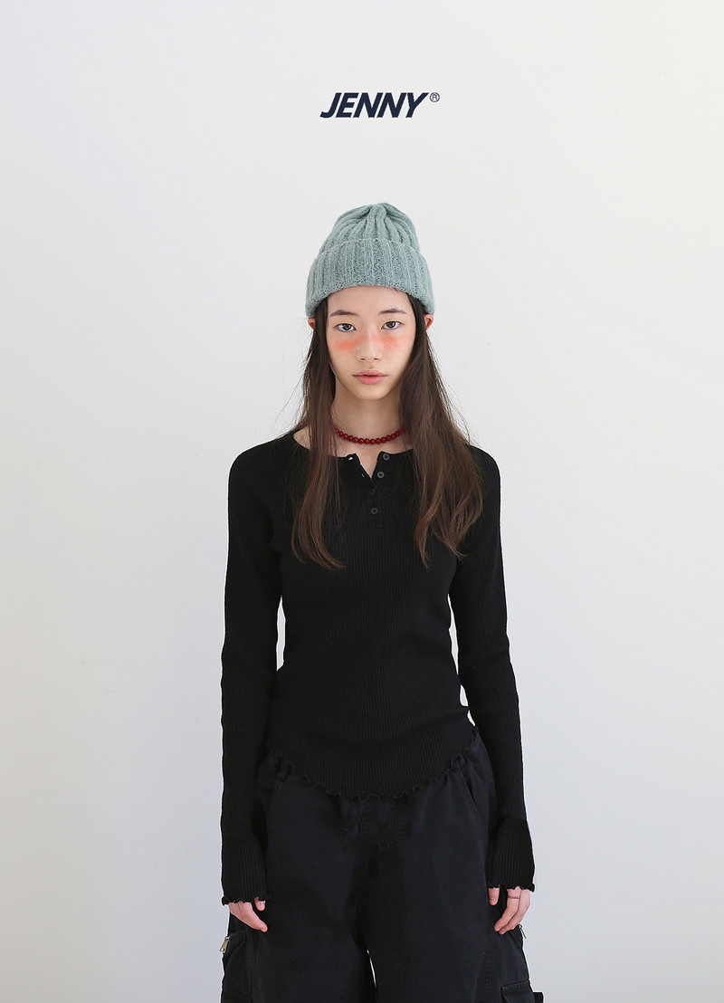 Strong Button Ribbed Tee by Jenny Basic for Child - view 6