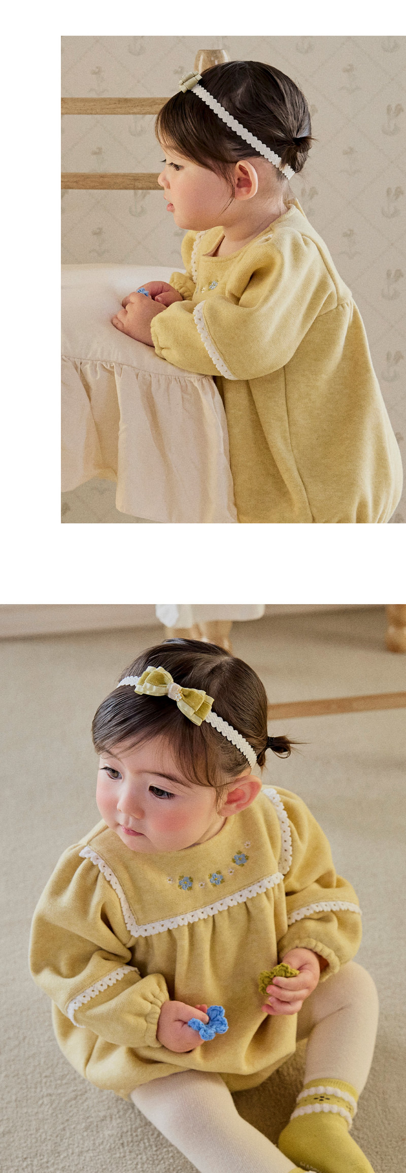 Liana Baby Headband (set of 5) by Kids Clara for Baby - view 4