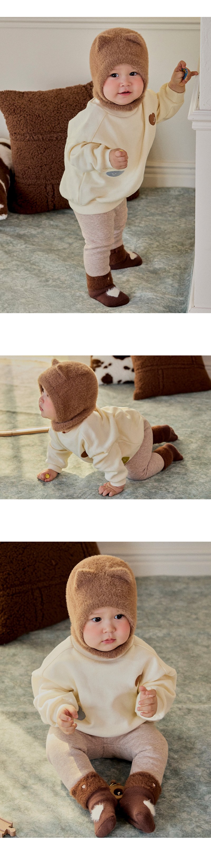 New Harpo Mink Fleece Baby Leggings by Kids Clara for Baby - view 3