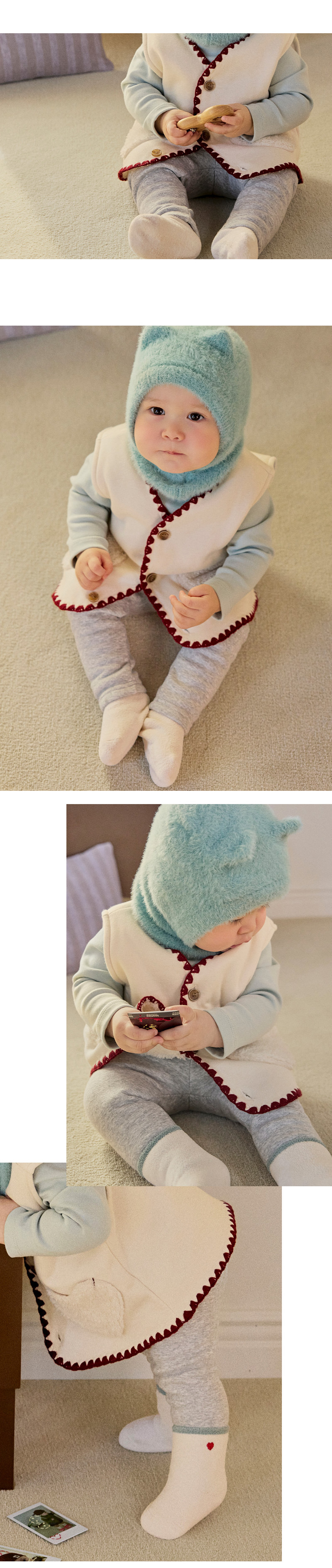 New Harpo Mink Fleece Baby Leggings by Kids Clara for Baby - view 4