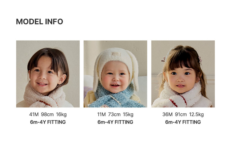 Pleddy Snow Baby Neck Warmer by Kids Clara for Baby - view 9