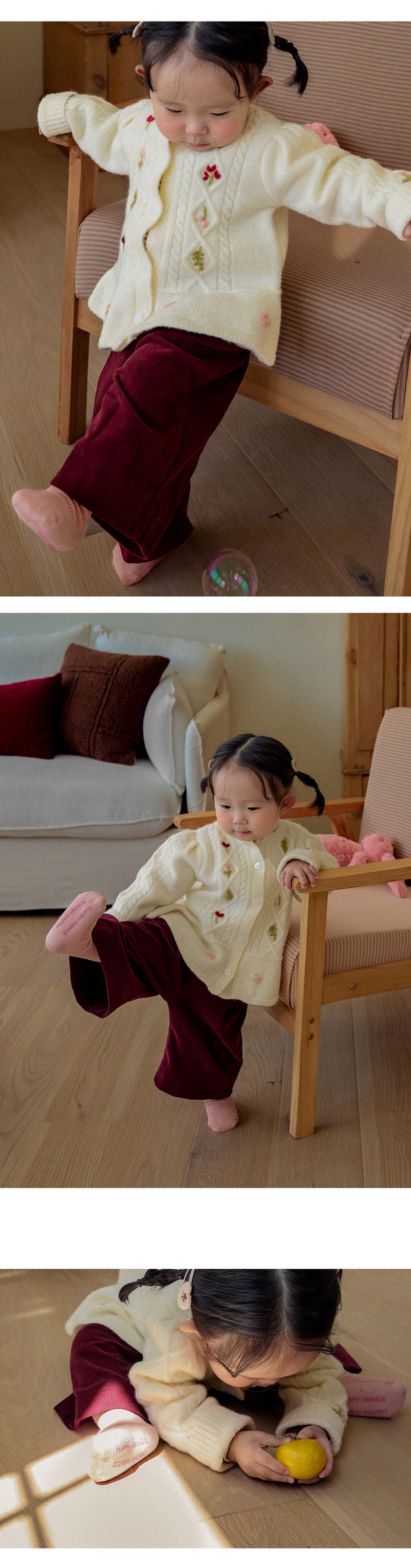 Solea Knit Cardigan by Kids Clara for Baby - view 2