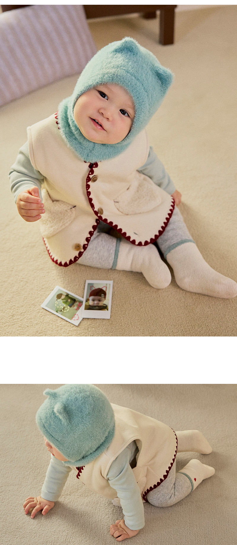 New Harpo Mink Fleece Baby Leggings by Kids Clara for Baby - view 5