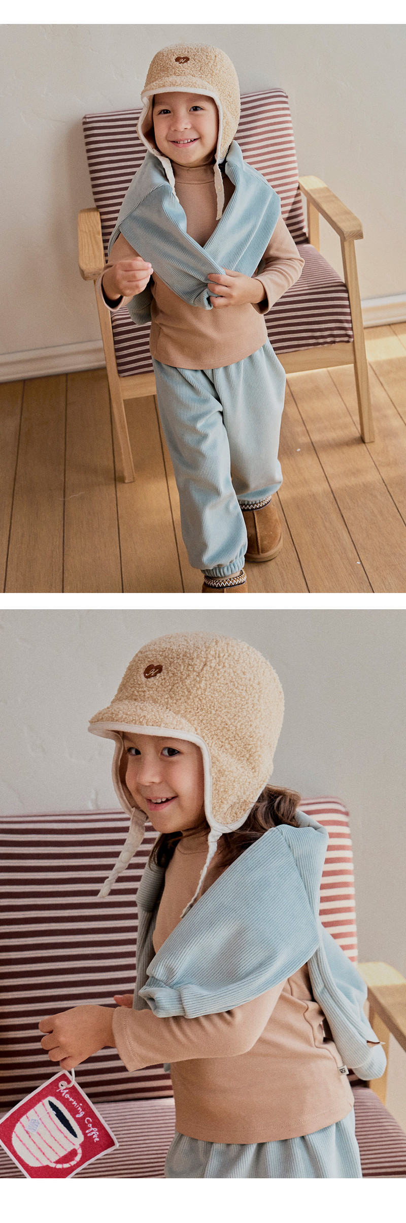 Rodu Winter Ear Flap Cap Hat by Kids Clara for Baby - view 2