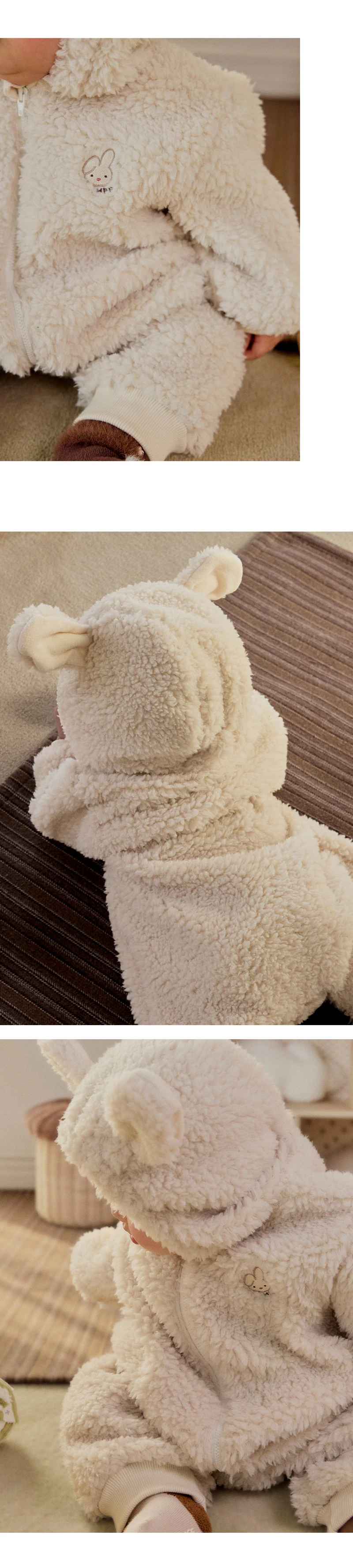 Rabin Fleece Romper by Kids Clara for Baby - view 3