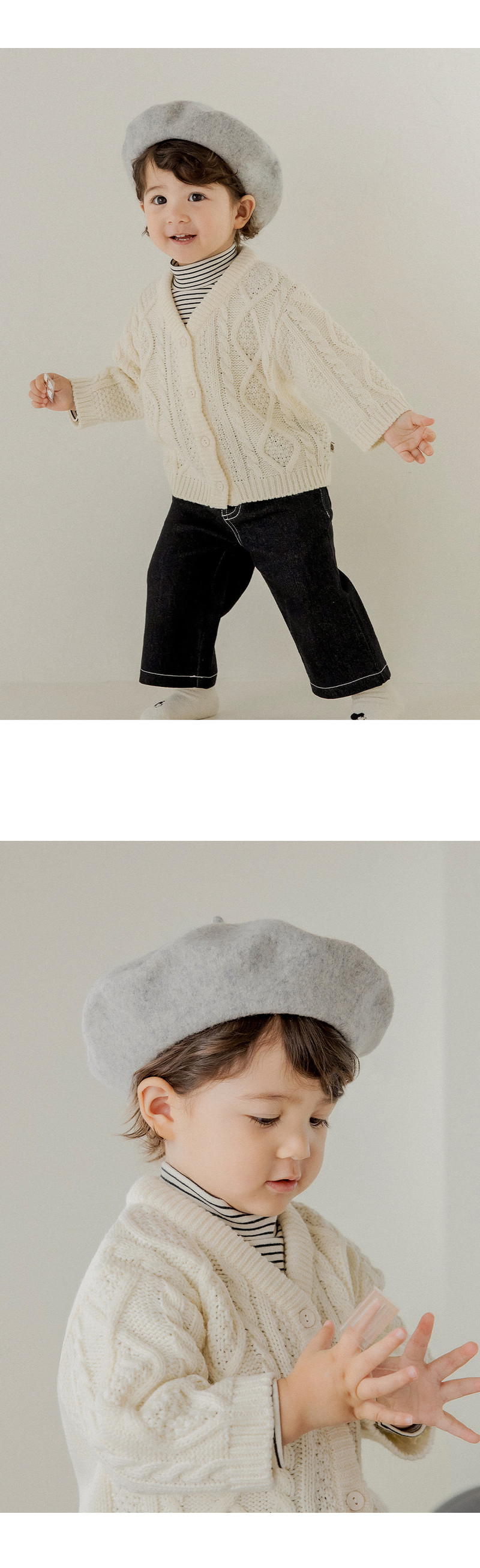 Blooming Wool Baby Beret by Kids Clara for Baby - view 2