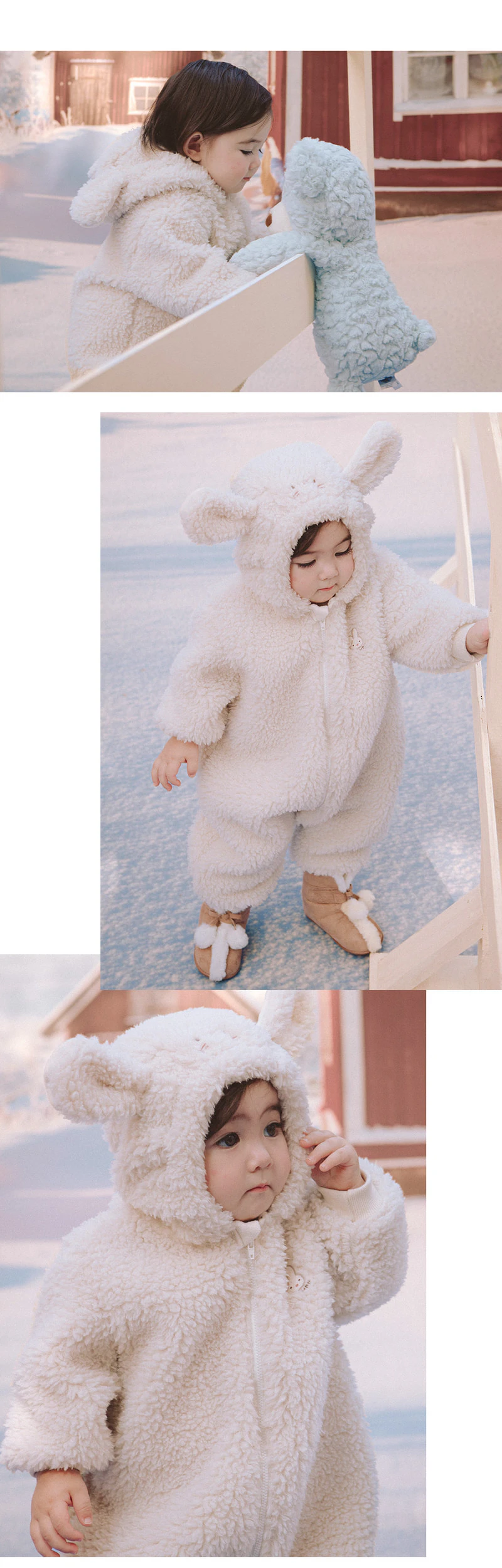 Rabin Fleece Romper by Kids Clara for Baby - view 4