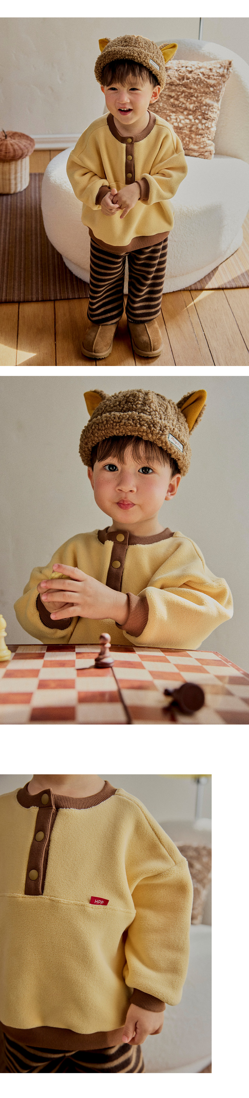 Reniel Fleeced Sweatshirt by Kids Clara for Baby - view 2