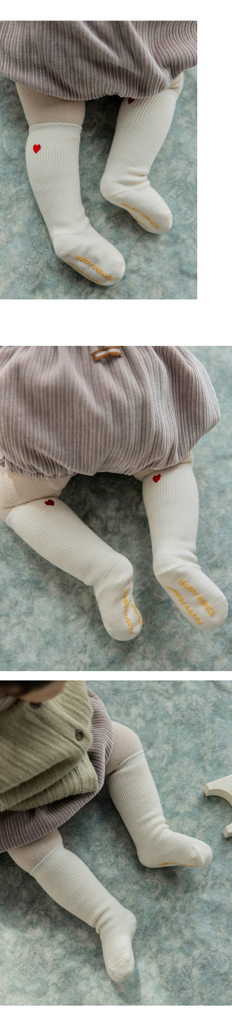 Aira Baby Knee Socks (set of 5) by Kids Clara for Baby - view 3