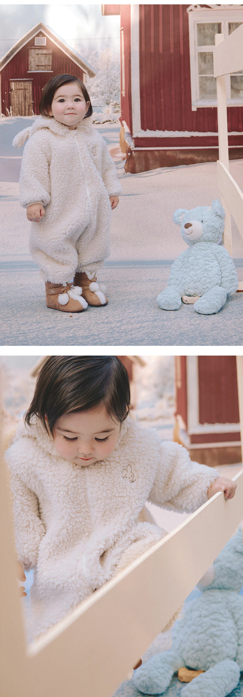Rabin Fleece Romper by Kids Clara for Baby - view 5