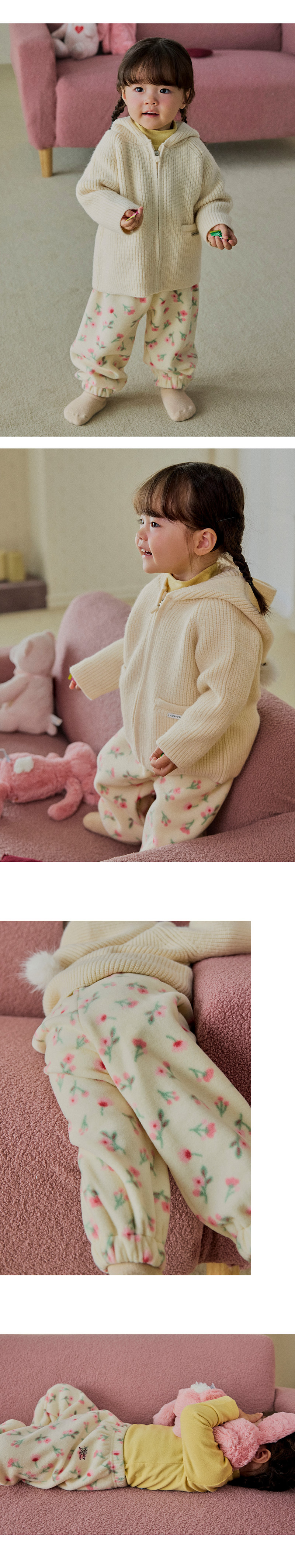 Reniel Fleeced Pants by Kids Clara for Baby - view 2