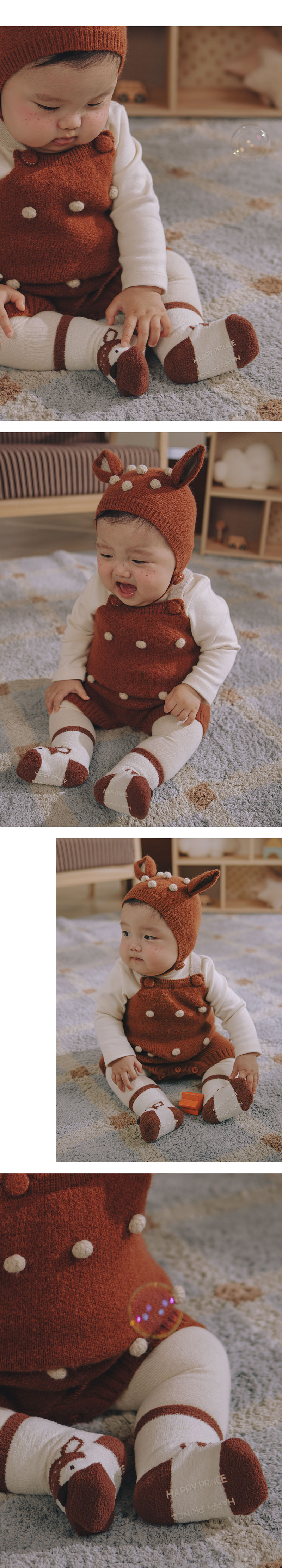 Moa Winter Baby Socks (set of 5) by Kids Clara for Baby - view 4