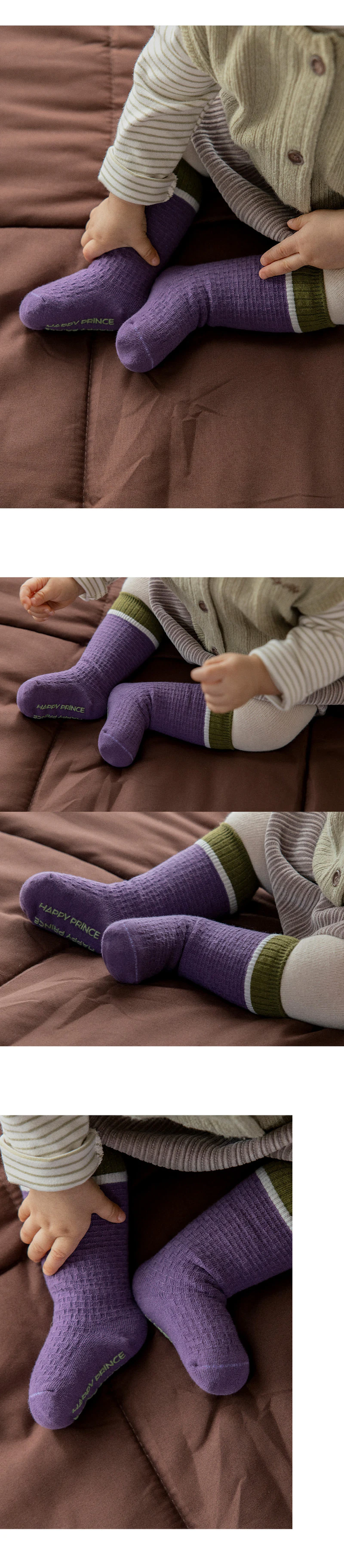 Alma Baby Knee Socks (set of 5) by Kids Clara for Baby - view 2