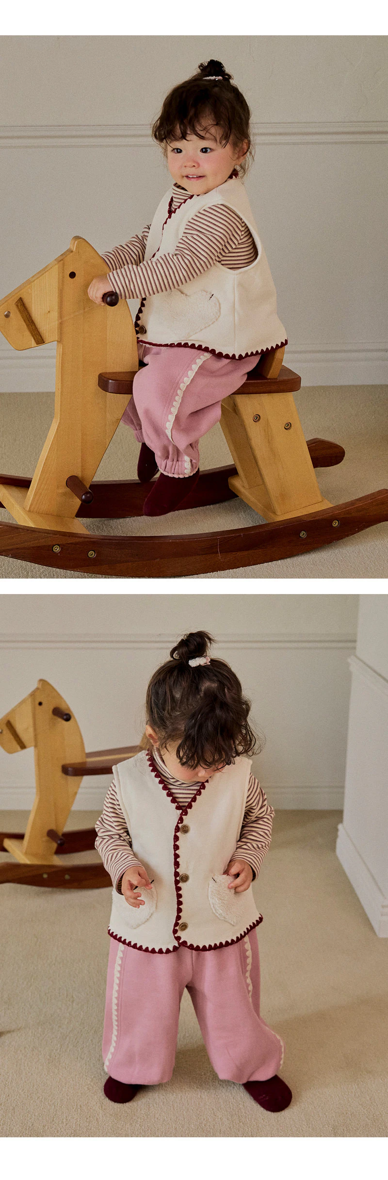 Toto Fleeced Baby Jogger Pants by Kids Clara for Baby - view 4