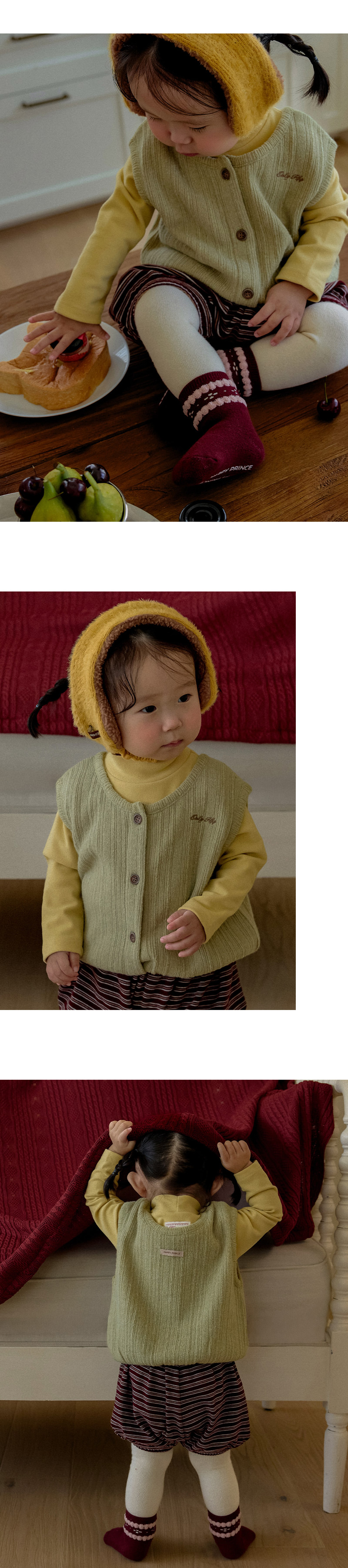 Ael Mock Neck Tee by Kids Clara for Baby - view 4