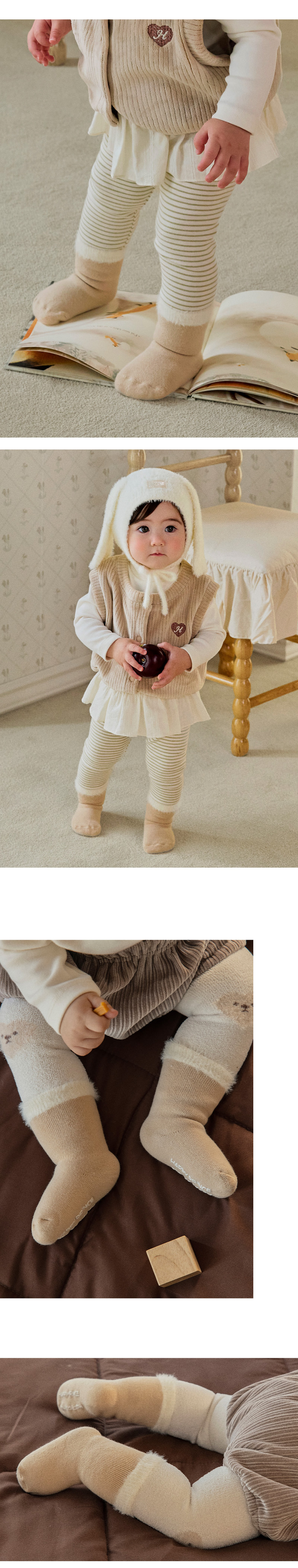 Libre Winter Socks 3-Color Set (set of 5) by Kids Clara for Baby - view 2