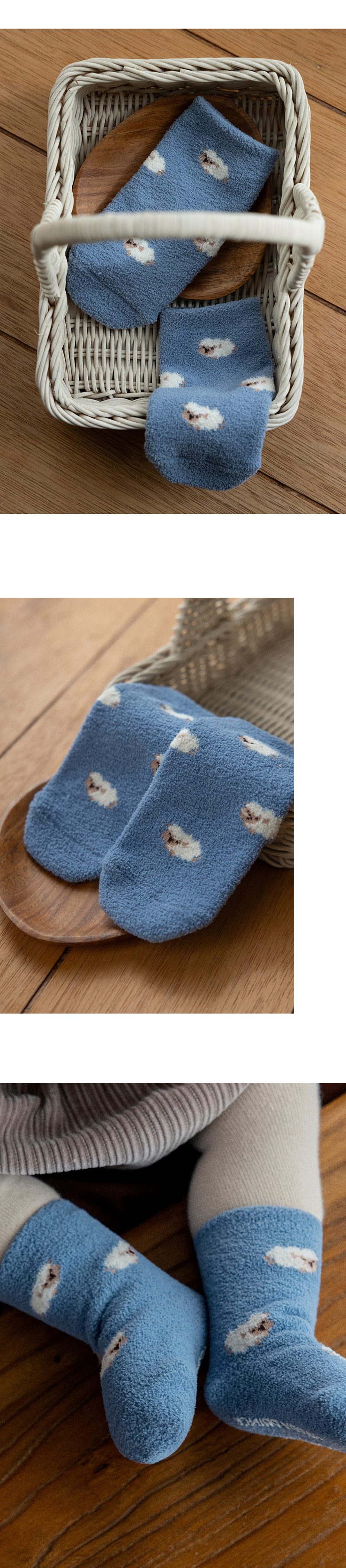 Vena Winter Baby Socks (set of 5) by Kids Clara for Baby - view 3