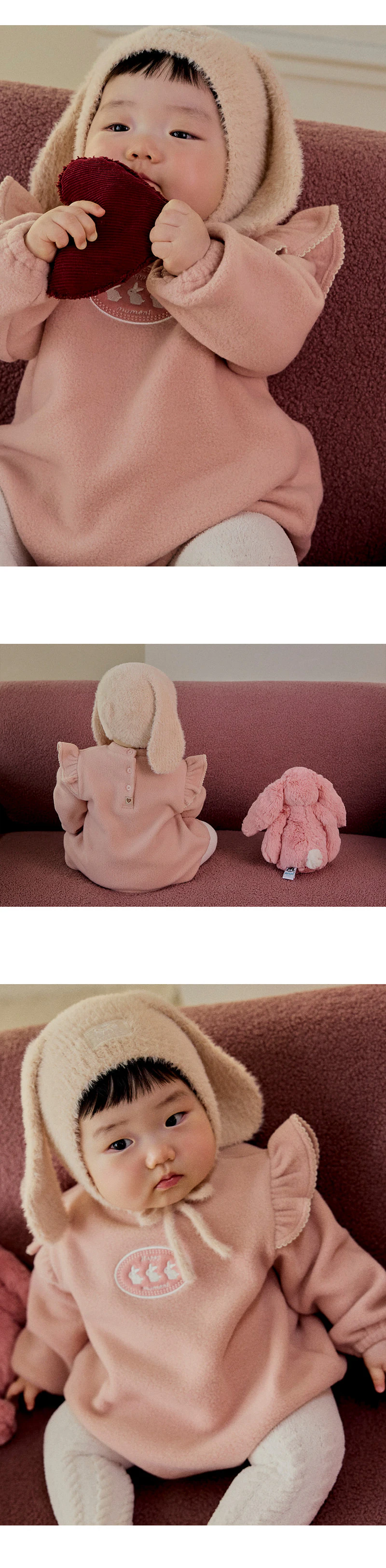 Titi Fleece Bodysuit by Kids Clara for Baby - view 2