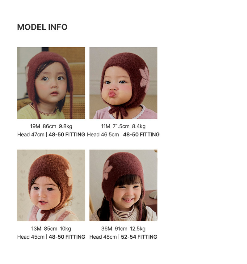 Mink Fluffy Rosy Knit Bonnet by Kids Clara for Baby - view 9