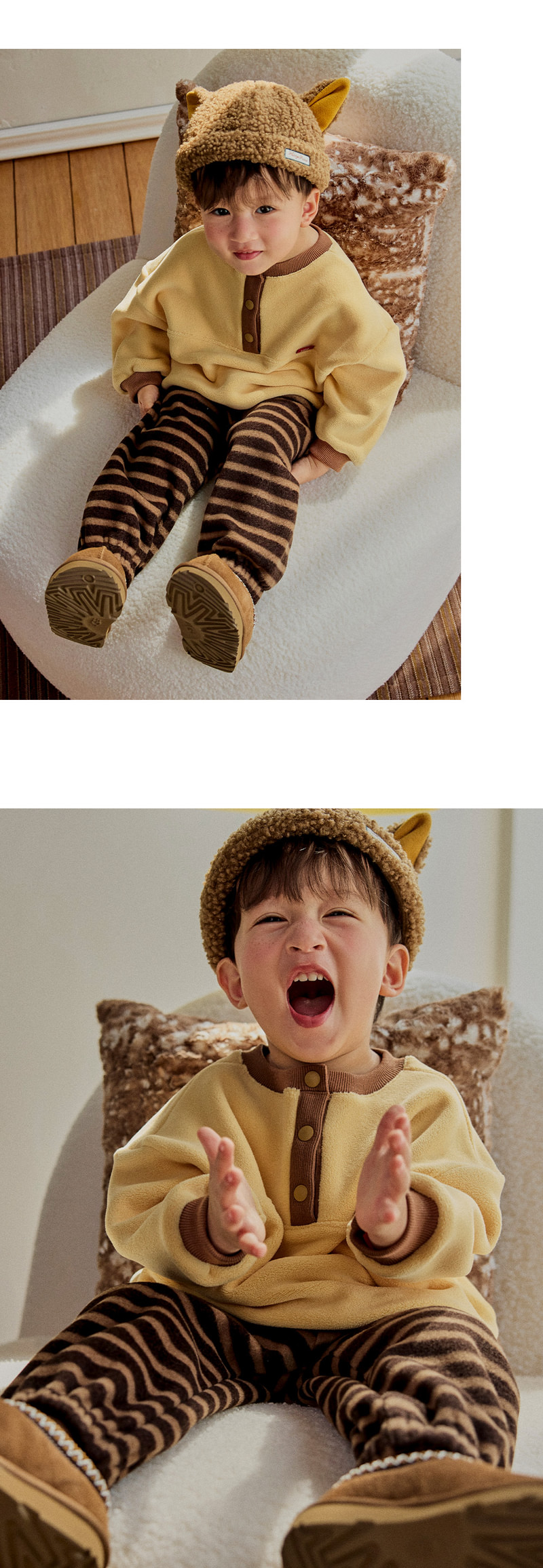 Reniel Fleeced Pants by Kids Clara for Baby - view 5