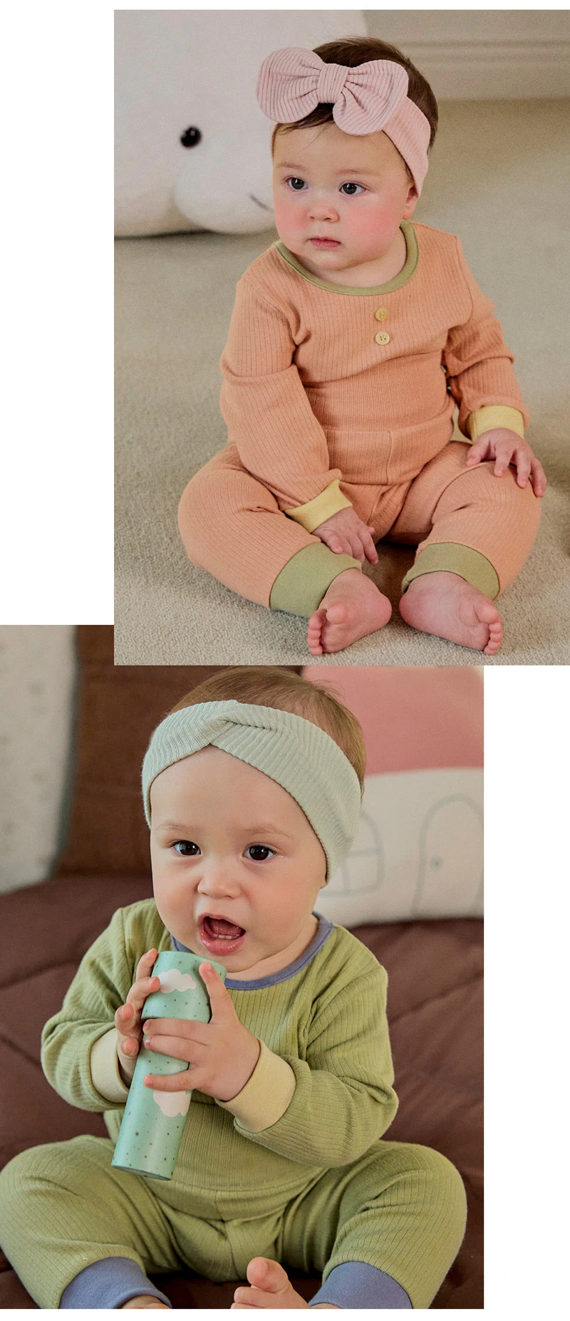 Poco Modal Ribbed Loungewear by Kids Clara for Baby - view 5