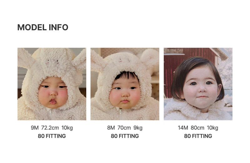 Rabin Fleece Romper by Kids Clara for Baby - view 9