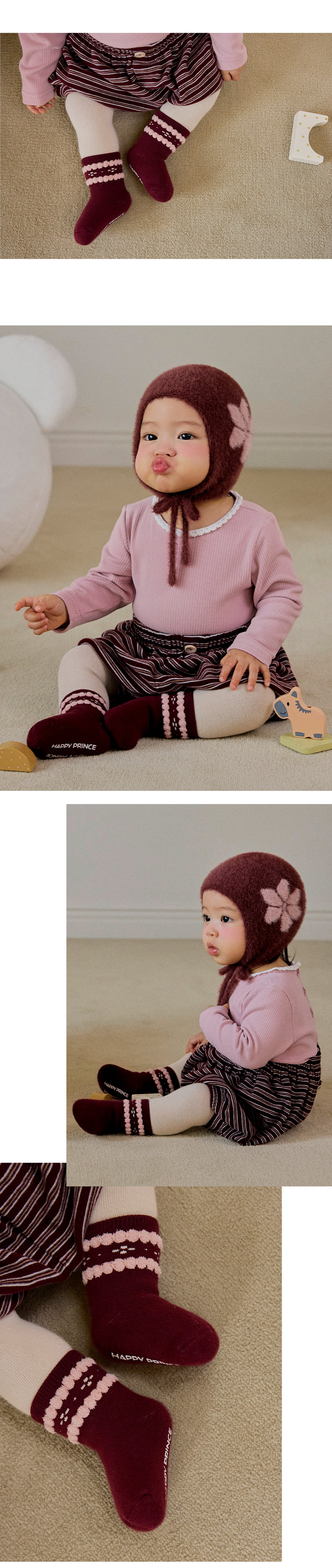 Riel Baby Socks (set of 5) by Kids Clara for Baby - view 4