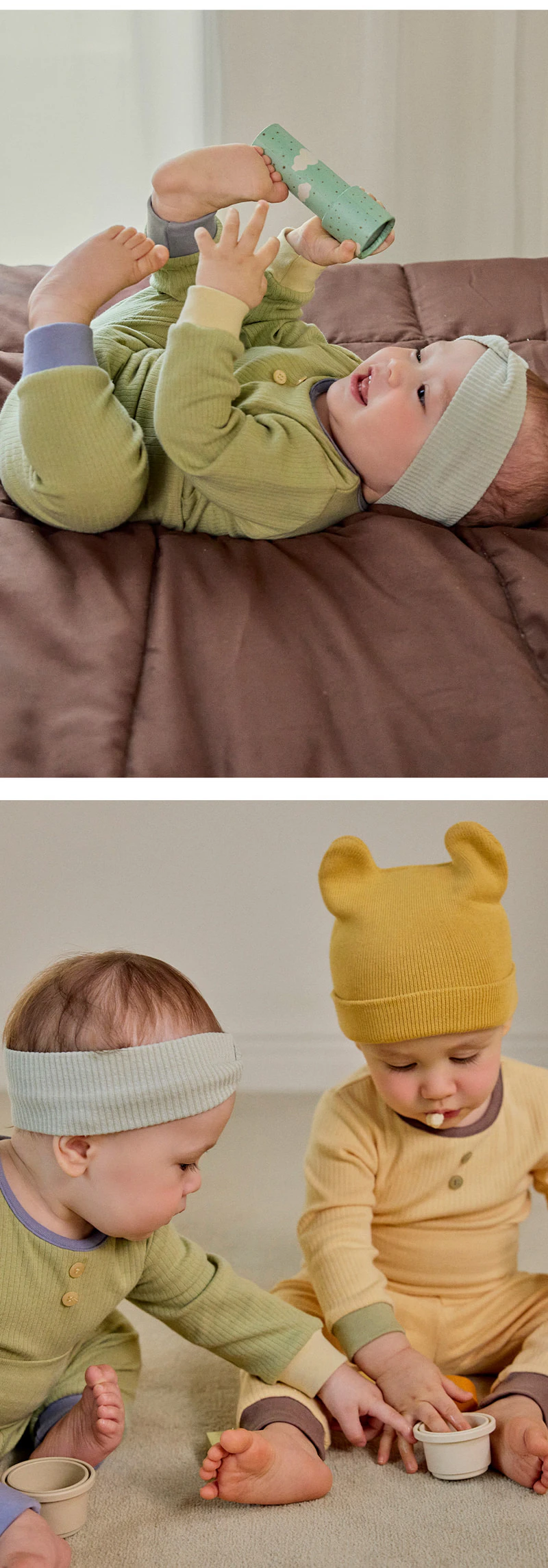 Poco Modal Ribbed Loungewear by Kids Clara for Baby - view 6