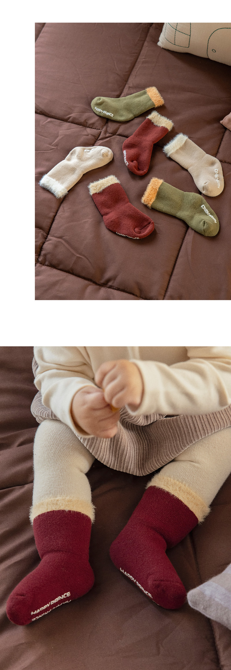 Libre Winter Socks 3-Color Set (set of 5) by Kids Clara for Baby - view 5