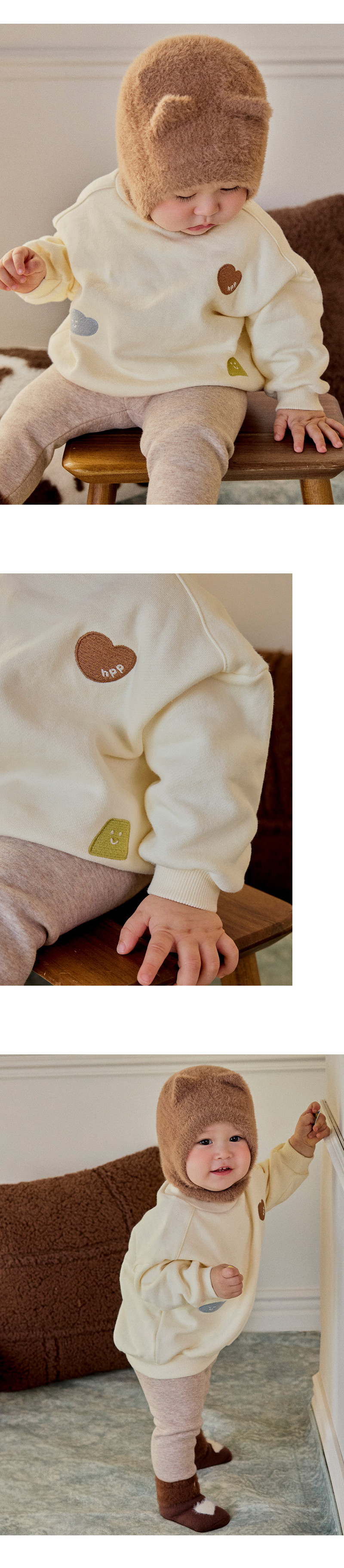 Pio Fleeced Baby Sweatshirt by Kids Clara for Baby - view 2