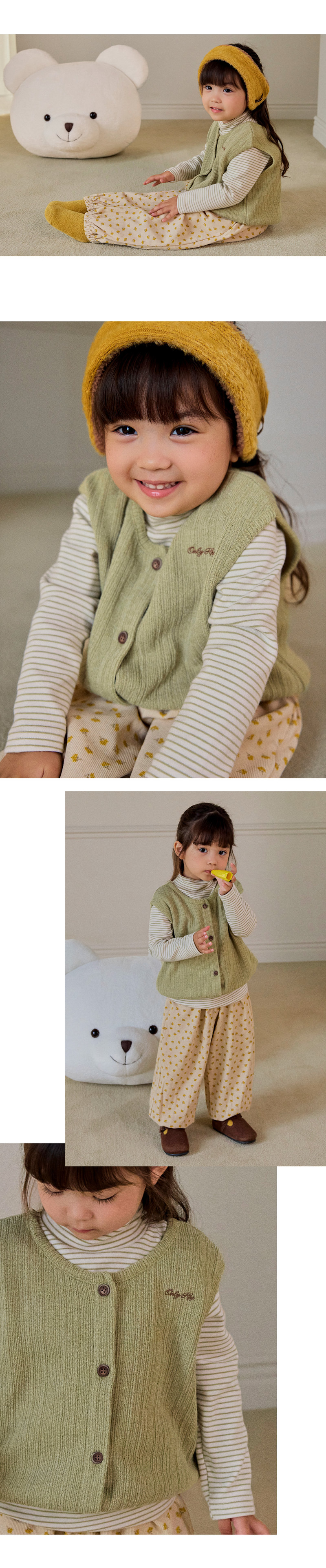 Plain Mock Neck Tee by Kids Clara for Baby - view 3