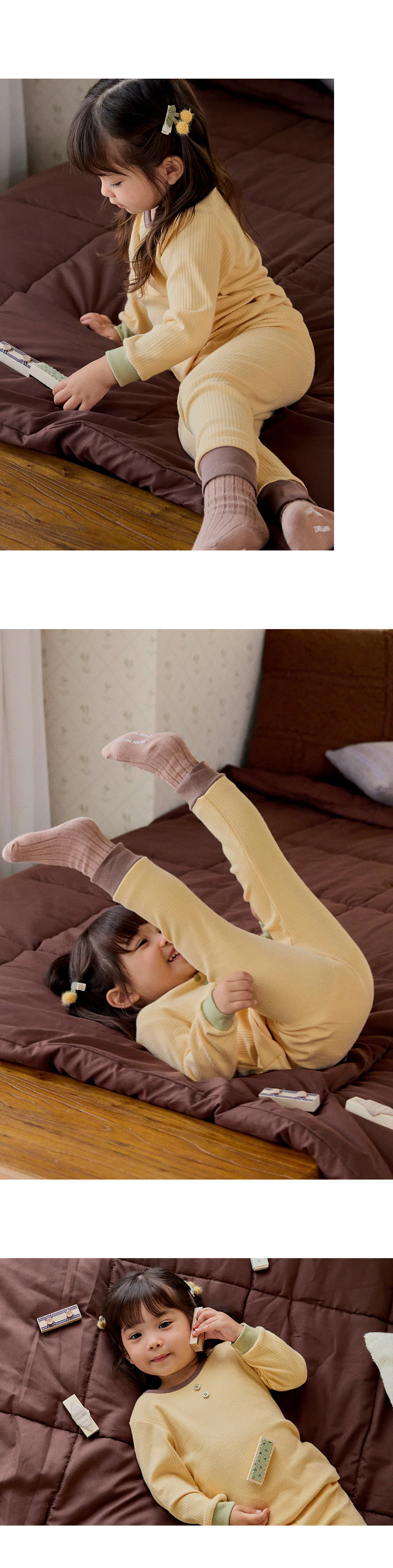 Poco Modal Ribbed Loungewear by Kids Clara for Baby - view 7
