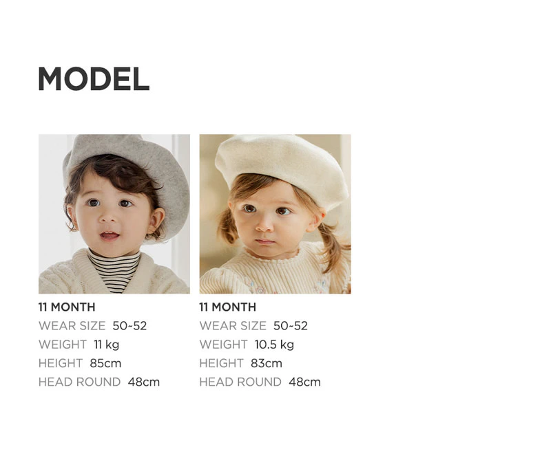 Blooming Wool Baby Beret by Kids Clara for Baby - view 9