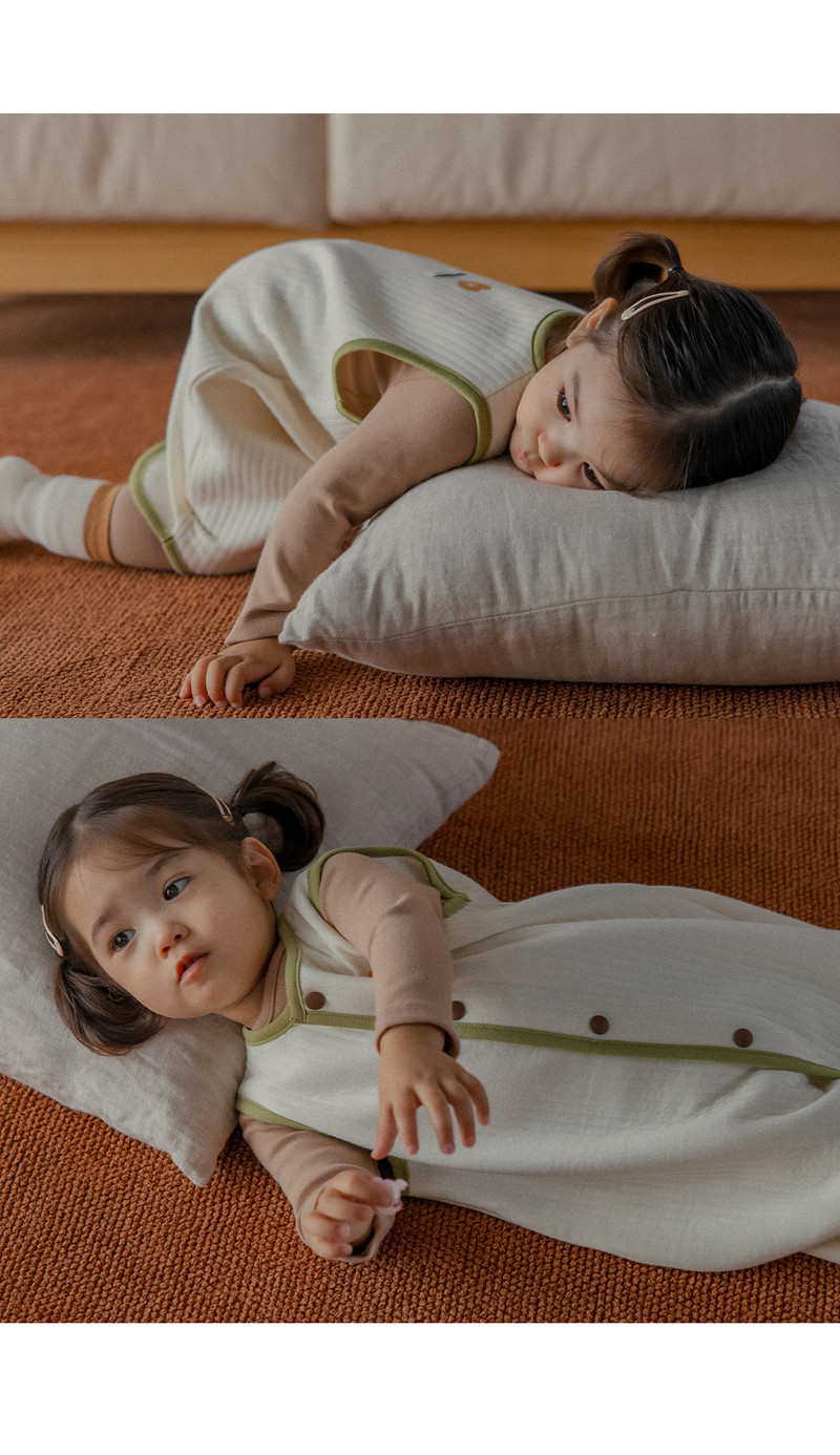Line Dream Bamboo Baby Sleep Vest by Kids Clara for Baby - view 5