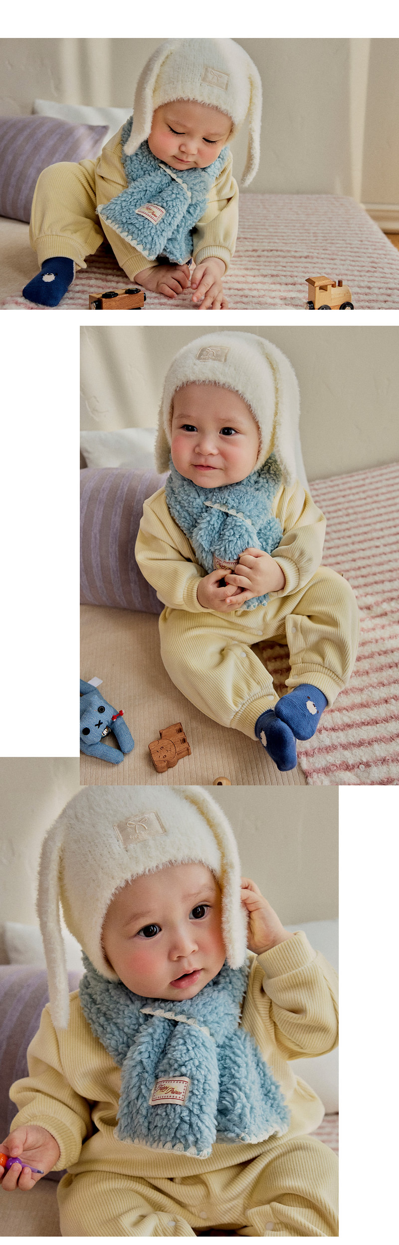 Pleddy Snow Baby Neck Warmer by Kids Clara for Baby - view 4