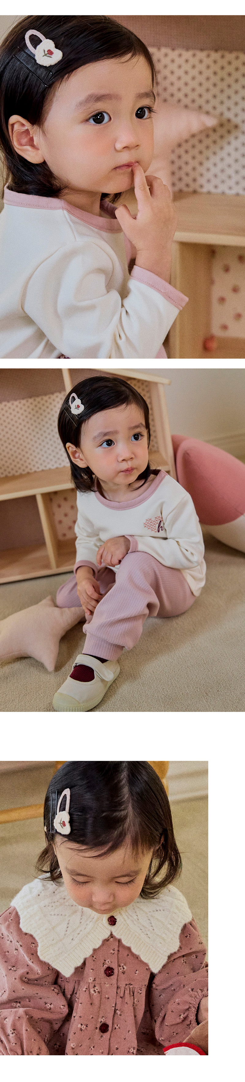 Zella Snap Pin set (set of 5) by Kids Clara for Baby - view 2