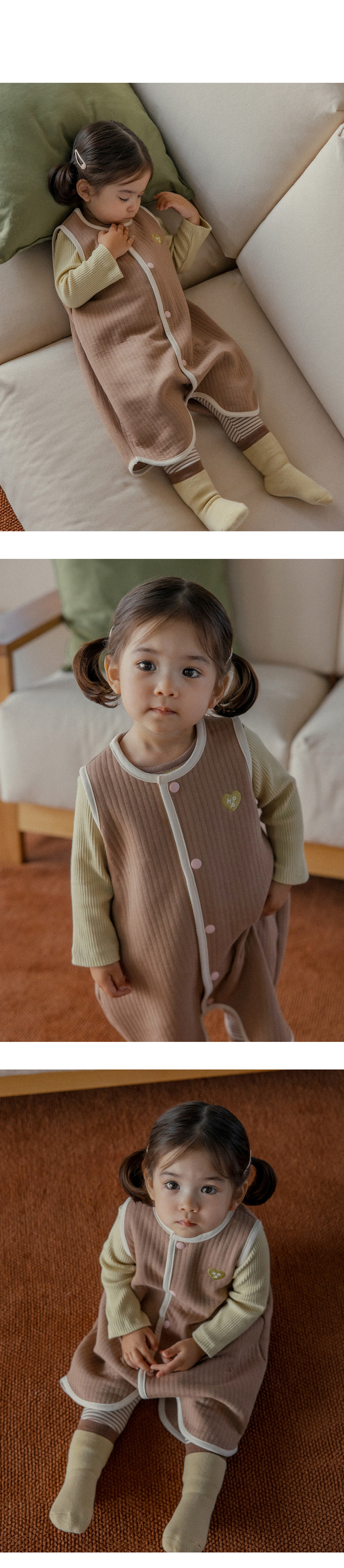 Line Dream Bamboo Baby Sleep Vest by Kids Clara for Baby - view 7