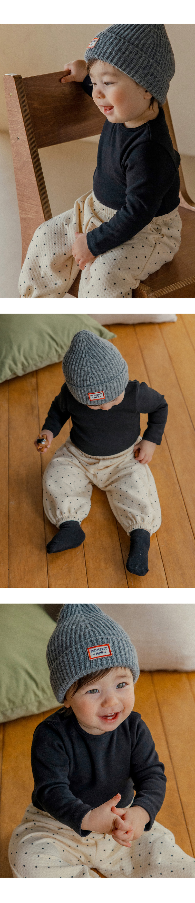 Pure Basic Modal Fleece Tee by Kids Clara for Baby - view 5