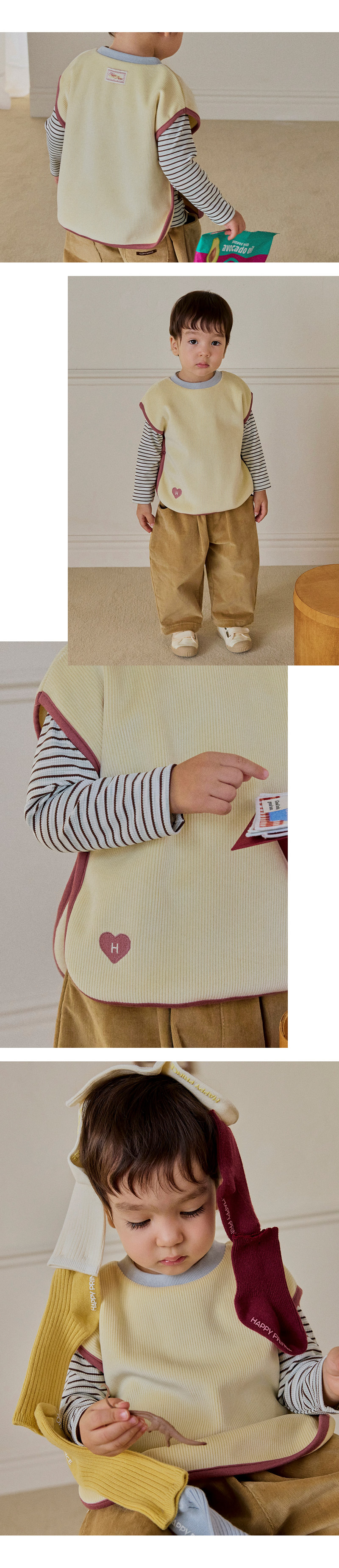 Eli Double Velour Tunic Vest by Kids Clara for Baby - view 3