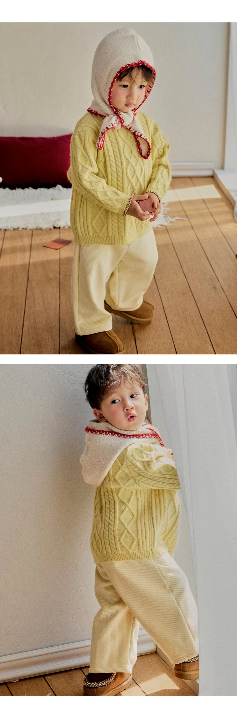 Tene Double Velour Pants by Kids Clara for Baby - view 4