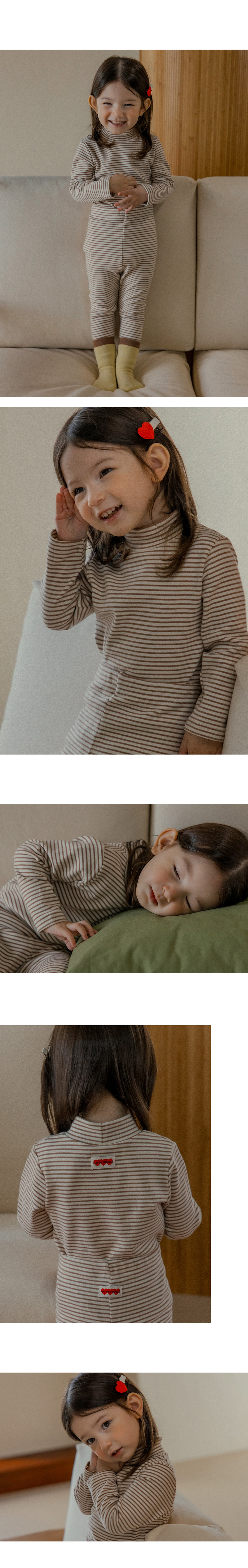 Plain Mock Neck Tee by Kids Clara for Baby - view 6